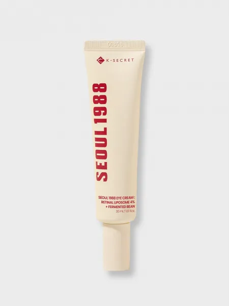 K-Secret SEOUL 1988 Eye Cream: Retinal Liposome 4% + Fermented Bean 30ml – Κρέμα Ματιών με Retinal για Ρυτίδες, Ελαστικότητα & Μαύρους Κύκλους