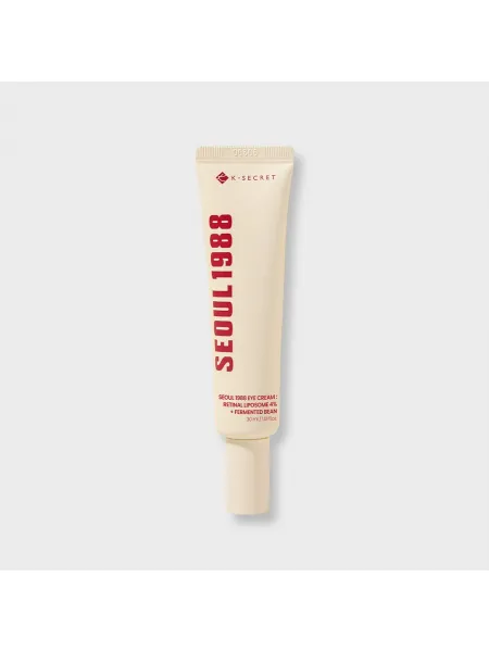 K-Secret SEOUL 1988 Eye Cream: Retinal Liposome 4% + Fermented Bean 30ml – Κρέμα Ματιών με Retinal για Ρυτίδες, Ελαστικότητα & Μαύρους Κύκλους
