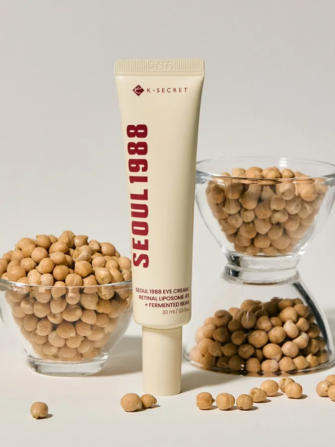 K-Secret SEOUL 1988 Eye Cream: Retinal Liposome 4% + Fermented Bean 30ml – Κρέμα Ματιών με Retinal για Ρυτίδες, Ελαστικότητα & Μαύρους Κύκλους