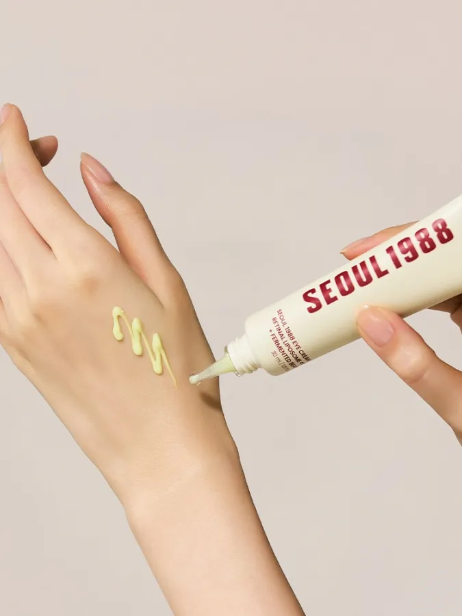 K-Secret SEOUL 1988 Eye Cream: Retinal Liposome 4% + Fermented Bean 30ml – Κρέμα Ματιών με Retinal για Ρυτίδες, Ελαστικότητα & Μαύρους Κύκλους