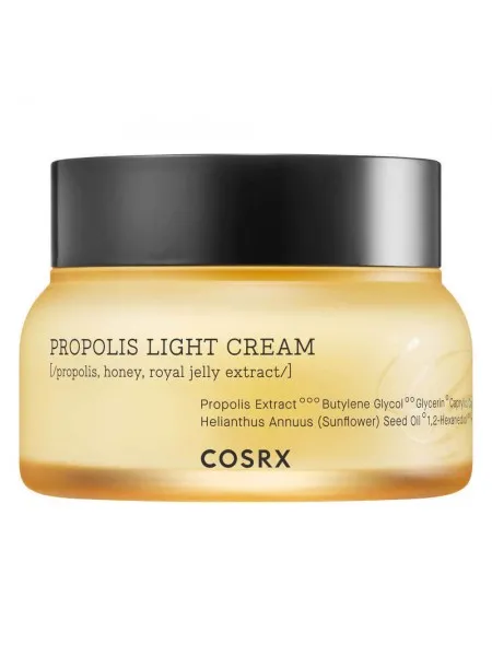 COSRX Full Fit Propolis Light Cream 65ml – Κρέμα Προσώπου με Πρόπολη για Ενυδάτωση, Θρέψη & Λάμψη