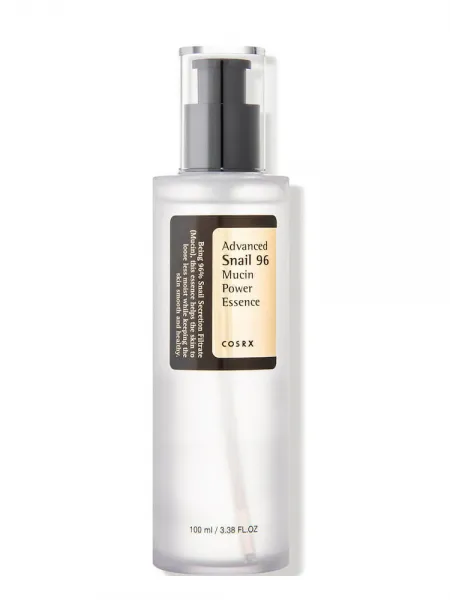 COSRX Advanced Snail 96 Mucin Power Essence 100ml – Essence Προσώπου με 96,3% Έκκριμα Σαλιγκαριού για Ενυδάτωση, Λάμψη & Ενίσχυση Φραγμού