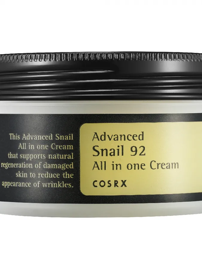 COSRX Advanced Snail 92 All in One Cream 100g – Κρέμα Προσώπου με Έκκριμα Σαλιγκαριού για Ενυδάτωση, Ενίσχυση Φραγμού & Ελαστικότητα