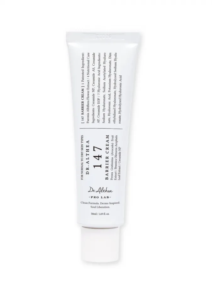 Dr.Althea 147 Barrier Cream 50ml – Κρέμα Προσώπου για Ενίσχυση Επιδερμιδικού Φραγμού, Ενυδάτωση & Θρέψη