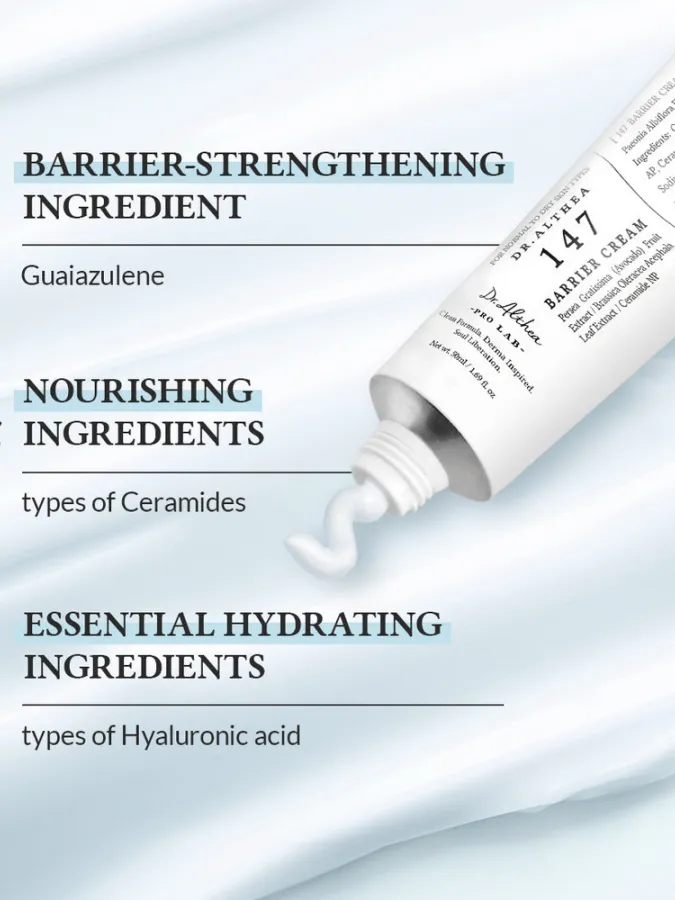 Dr.Althea 147 Barrier Cream 50ml – Κρέμα Προσώπου για Ενίσχυση Επιδερμιδικού Φραγμού, Ενυδάτωση & Θρέψη