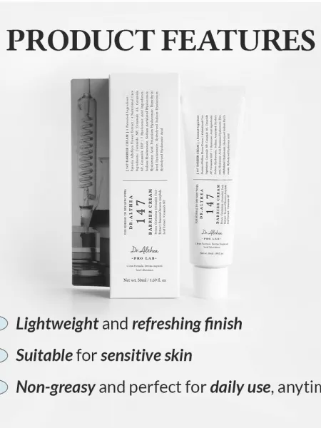 Dr.Althea 147 Barrier Cream 50ml – Κρέμα Προσώπου για Ενίσχυση Επιδερμιδικού Φραγμού, Ενυδάτωση & Θρέψη