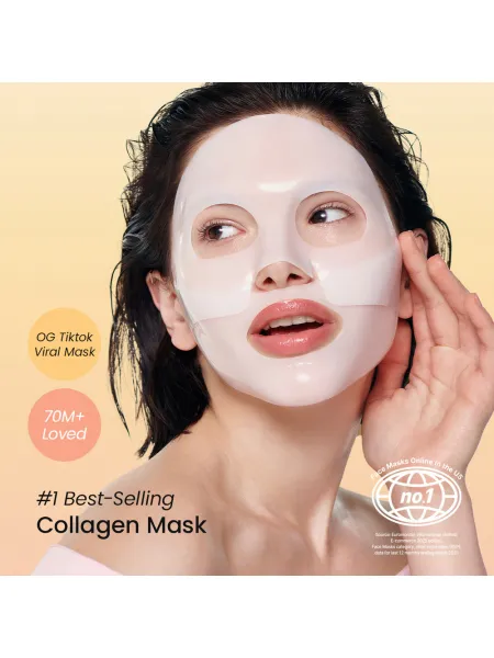 Biodance Bio-Collagen Real Deep Mask 34g – Μάσκα Υδρογέλης Προσώπου 1τμχ με Κολλαγόνο για Ενυδάτωση, Σύσφιξη & Λάμψη
