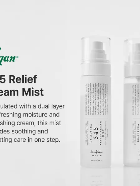 Dr.Althea 345 Relief Cream Mist 60ml – Mist Προσώπου με Υαλουρονικό Οξύ & Centella για Ενυδάτωση, Καταπράυνση & Ενίσχυση Φραγμού