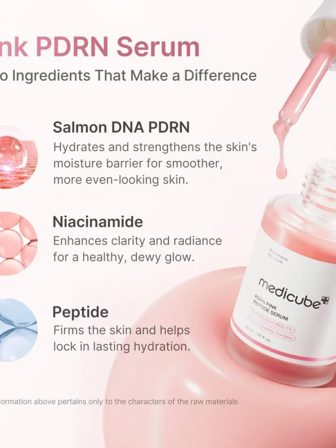 Medicube PDRN Pink Peptide Serum 30ml – Ορός Προσώπου με Salmon DNA PDRN & Πεπτίδια για Λάμψη, Σύσφιξη & Ομοιόμορφο Τόνο Medicube PDRN Pink Peptide Serum 30ml – Ορός Προσώπου με Salmon DNA PDRN & Πεπτίδια για Λάμψη, Σύσφιξη & Ομοιόμορφο Τόνο