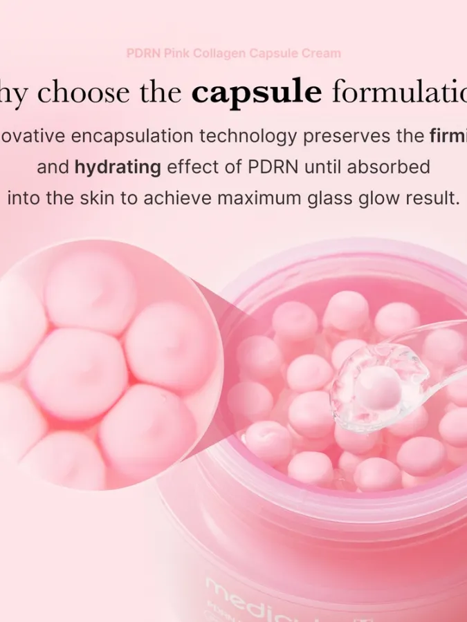 Medicube PDRN Pink Collagen Capsule Cream 55g – Κρέμα Προσώπου με PDRN & Κολλαγόνο για Σύσφιξη, Λάμψη & Ενυδάτωση Medicube PDRN Pink Collagen Capsule Cream 55g – Κρέμα Προσώπου με PDRN & Κολλαγόνο για Σύσφιξη, Λάμψη & Ενυδάτωση
