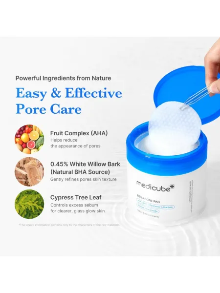 Medicube Zero Pore Pad 2.0 70τμχ – Απολεπιστικά Pads Προσώπου με AHA & BHA για Πόρους, Μαύρα Στίγματα & Λιπαρότητα