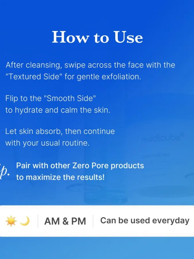 Medicube Zero Pore Pad 2.0 70τμχ – Απολεπιστικά Pads Προσώπου με AHA & BHA για Πόρους, Μαύρα Στίγματα & Λιπαρότητα