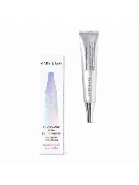 Mary&May Tranexamic Acid+Glutathione Eye Cream 30g – Κρέμα Ματιών με Tranexamic Acid & Γλουταθειόνη για Μαύρους Κύκλους, Δυσχρωμίες & Λάμψη