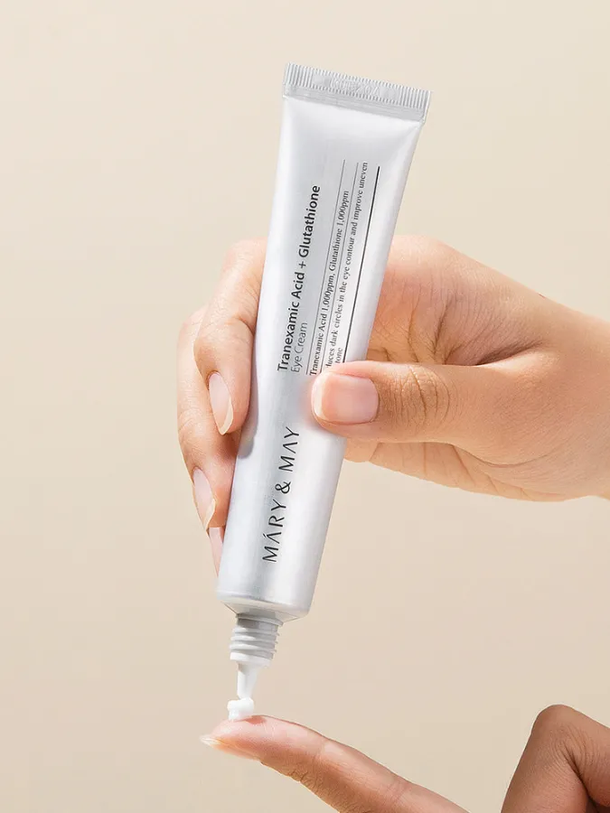 Mary&May Tranexamic Acid+Glutathione Eye Cream 30g – Κρέμα Ματιών με Tranexamic Acid & Γλουταθειόνη για Μαύρους Κύκλους, Δυσχρωμίες & Λάμψη Mary&May Tranexamic Acid+Glutathione Eye Cream 30g – Κρέμα Ματιών με Tranexamic Acid & Γλουταθειόνη για Μαύρους Κύκλους, Δυσχρωμίες & Λάμψη