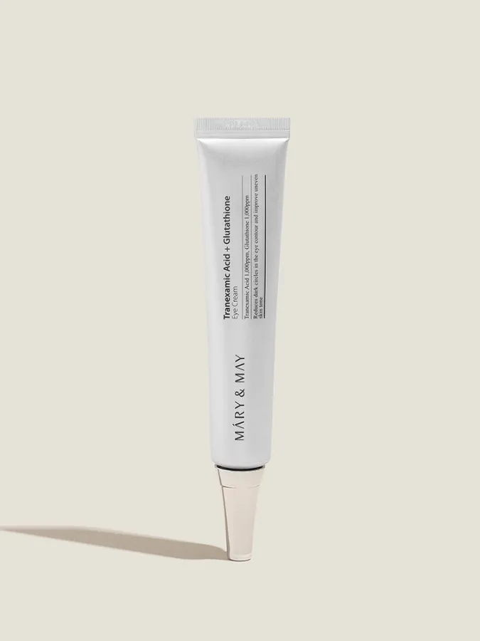 Mary&May Tranexamic Acid+Glutathione Eye Cream 30g – Κρέμα Ματιών με Tranexamic Acid & Γλουταθειόνη για Μαύρους Κύκλους, Δυσχρωμίες & Λάμψη Mary&May Tranexamic Acid+Glutathione Eye Cream 30g – Κρέμα Ματιών με Tranexamic Acid & Γλουταθειόνη για Μαύρους Κύκλους, Δυσχρωμίες & Λάμψη