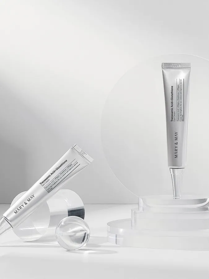 Mary&May Tranexamic Acid+Glutathione Eye Cream 30g – Κρέμα Ματιών με Tranexamic Acid & Γλουταθειόνη για Μαύρους Κύκλους, Δυσχρωμίες & Λάμψη Mary&May Tranexamic Acid+Glutathione Eye Cream 30g – Κρέμα Ματιών με Tranexamic Acid & Γλουταθειόνη για Μαύρους Κύκλους, Δυσχρωμίες & Λάμψη
