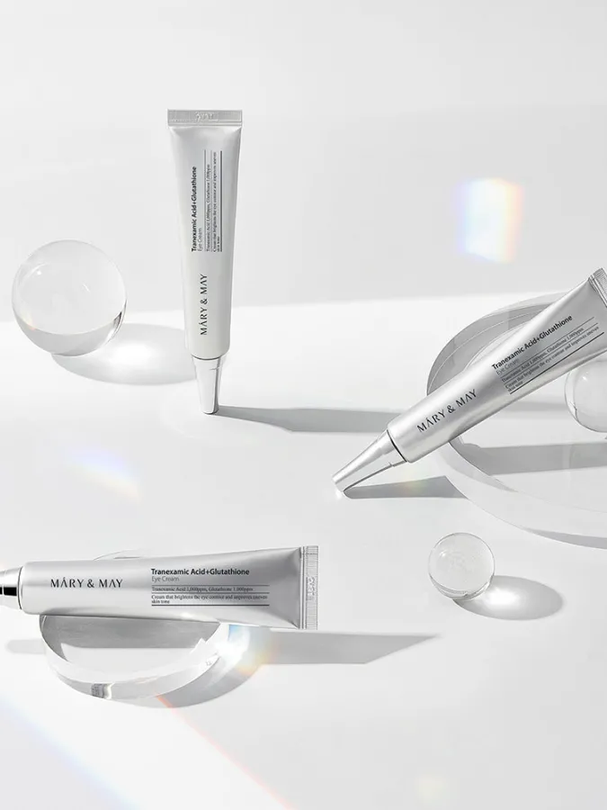 Mary&May Tranexamic Acid+Glutathione Eye Cream 30g – Κρέμα Ματιών με Tranexamic Acid & Γλουταθειόνη για Μαύρους Κύκλους, Δυσχρωμίες & Λάμψη Mary&May Tranexamic Acid+Glutathione Eye Cream 30g – Κρέμα Ματιών με Tranexamic Acid & Γλουταθειόνη για Μαύρους Κύκλους, Δυσχρωμίες & Λάμψη