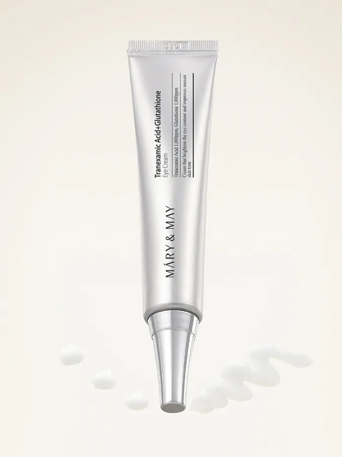 Mary&May Tranexamic Acid+Glutathione Eye Cream 30g – Κρέμα Ματιών με Tranexamic Acid & Γλουταθειόνη για Μαύρους Κύκλους, Δυσχρωμίες & Λάμψη Mary&May Tranexamic Acid+Glutathione Eye Cream 30g – Κρέμα Ματιών με Tranexamic Acid & Γλουταθειόνη για Μαύρους Κύκλους, Δυσχρωμίες & Λάμψη