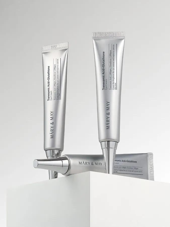 Mary&May Tranexamic Acid+Glutathione Eye Cream 30g – Κρέμα Ματιών με Tranexamic Acid & Γλουταθειόνη για Μαύρους Κύκλους, Δυσχρωμίες & Λάμψη Mary&May Tranexamic Acid+Glutathione Eye Cream 30g – Κρέμα Ματιών με Tranexamic Acid & Γλουταθειόνη για Μαύρους Κύκλους, Δυσχρωμίες & Λάμψη