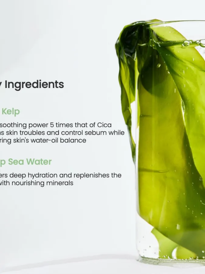 Biodance Refreshing Sea Kelp Real Deep Mask 34g – Μάσκα Υδρογέλης Προσώπου 1τμχ με Φύκια για Καταπράυνση, Έλεγχο Λιπαρότητας & Ατέλειες