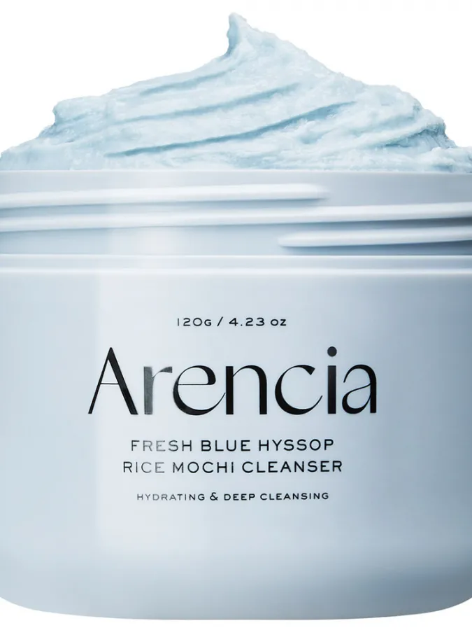 Arencia Fresh Blue Hyssop Rice Mochi Cleanser 120g – Καθαριστικό Προσώπου με Ρύζι για Βαθύ Καθαρισμό, Πόρους & Λιπαρότητα Arencia Fresh Blue Hyssop Rice Mochi Cleanser 120g – Καθαριστικό Προσώπου με Ρύζι για Βαθύ Καθαρισμό, Πόρους & Λιπαρότητα