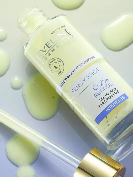 Eveline Cosmetics Face Therapy Professional Serum Shot 0.2% Retinol Treatment 30ml – Αντιγηραντικός Ορός Προσώπου για Ρυτίδες, Σύσφιξη & Ομοιόμορφο Τόνο
