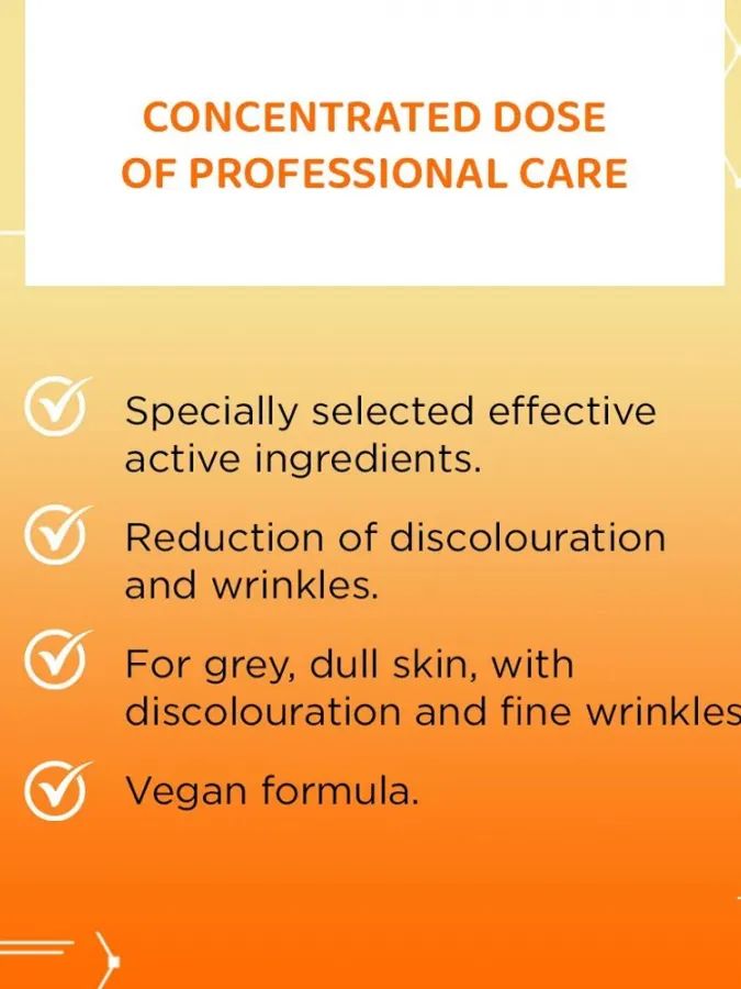 Eveline Cosmetics Serum Shot 15% Vitamin C+Cg Illuminating Treatment 30ml – Ορός Προσώπου για Λάμψη, Δυσχρωμίες & Ομοιόμορφο Τόνο