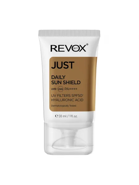 Revox Just Daily Sun Shield SPF50 +Hyaluronic Acid Face Cream | Αντηλιακή-Ενυδατική Κρέμα Προσώπου 30ml