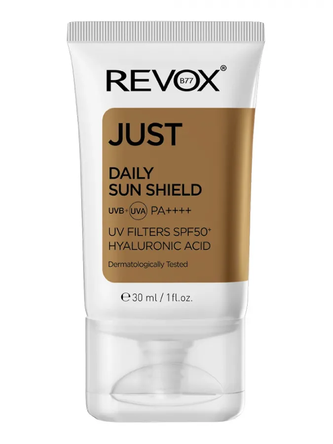 Revox Just Daily Sun Shield SPF50 +Hyaluronic Acid Face Cream | Αντηλιακή-Ενυδατική Κρέμα Προσώπου 30ml Revox Just Daily Sun Shield SPF50 +Hyaluronic Acid Face Cream | Αντηλιακή-Ενυδατική Κρέμα Προσώπου 30ml