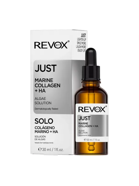 Revox B77 Just Marine Collagen + HA 30ml – Ορός Προσώπου με Θαλάσσιο Κολλαγόνο & Υαλουρονικό Οξύ για Ενυδάτωση, Θρέψη & Λεία Όψη