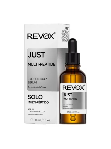 Revox B77 Just Multi-Peptide Serum for Eye Contour 30ml – Ορός Ματιών με Πεπτίδια για Λεπτές Γραμμές, Πρήξιμο & Θαμπή Όψη