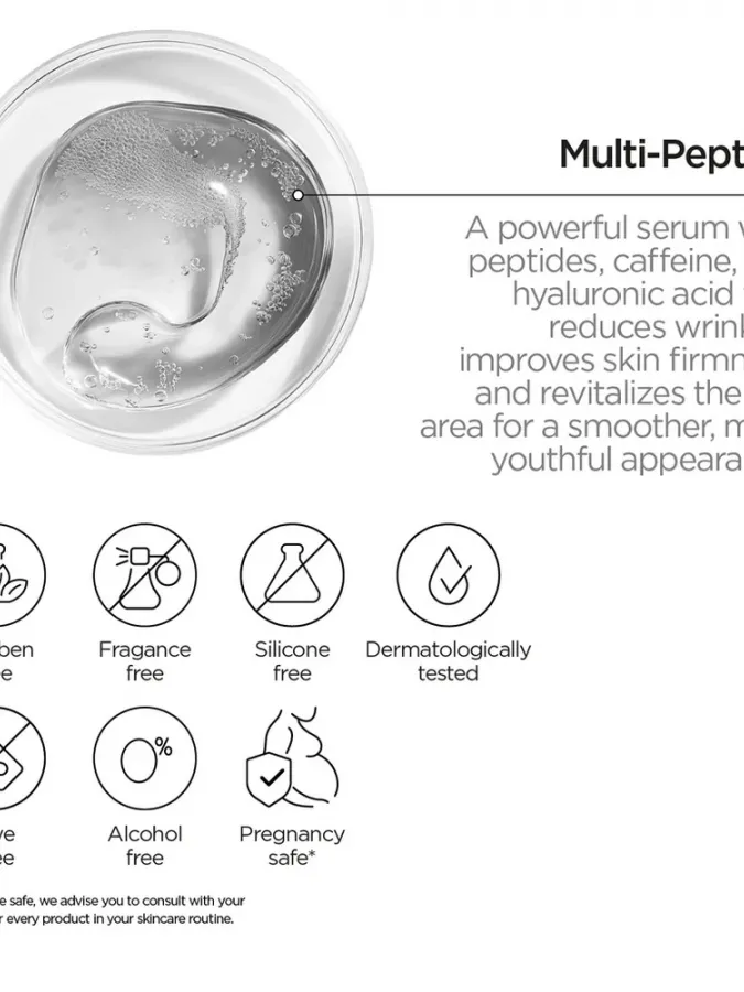 Revox B77 Just Multi-Peptide Serum for Eye Contour 30ml – Ορός Ματιών με Πεπτίδια για Λεπτές Γραμμές, Πρήξιμο & Θαμπή Όψη