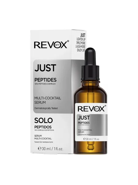Revox B77 Just Peptides 10% Multi-Cocktail Serum 30ml – Ορός Προσώπου με Πεπτίδια για Ρυτίδες, Σύσφιξη & Ελαστικότητα