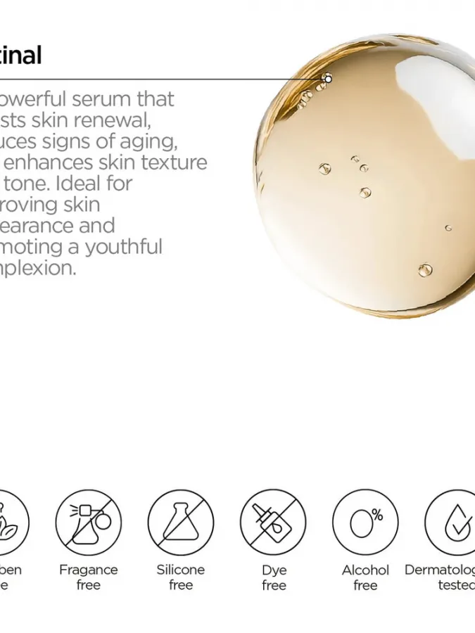 Revox B77 Just Retinal Serum 30ml – Ορός Προσώπου με 0,06% Retinal για Ρυτίδες, Βελτίωση Υφής & Ομοιόμορφο Τόνο