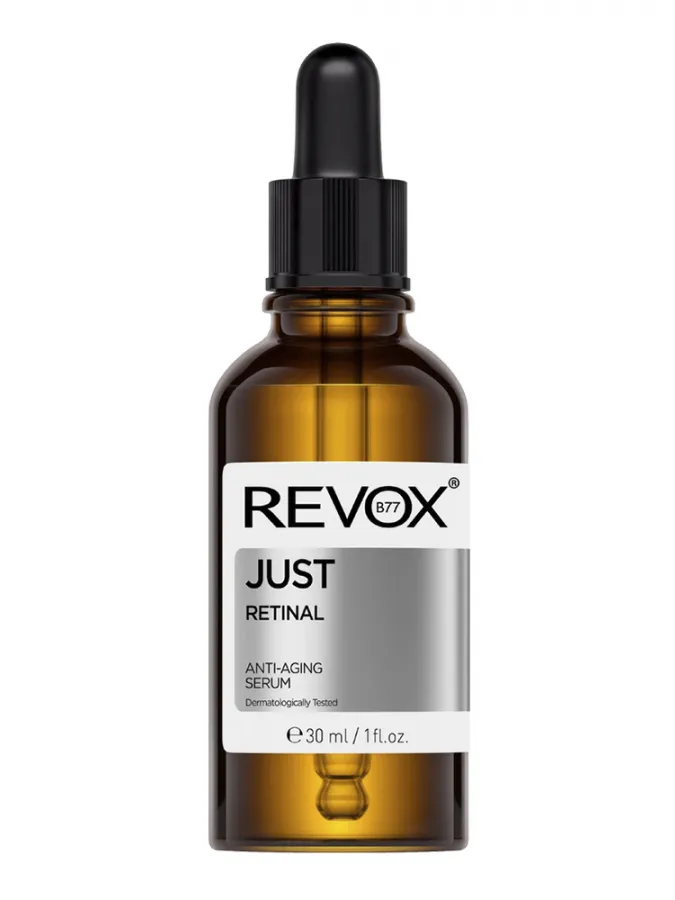 Revox B77 Just Retinal Serum 30ml – Ορός Προσώπου με 0,06% Retinal για Ρυτίδες, Βελτίωση Υφής & Ομοιόμορφο Τόνο