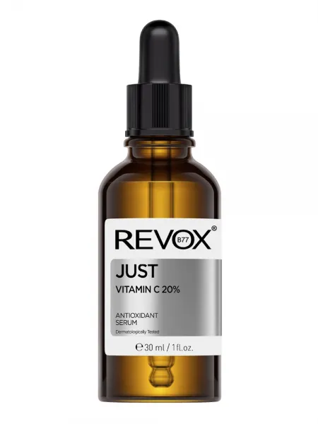 Revox B77 Just Vitamin C 20% 30ml – Αντιοξειδωτικός Ορός Προσώπου για Λάμψη, Ομοιόμορφο Τόνο & Σκούρες Κηλίδες