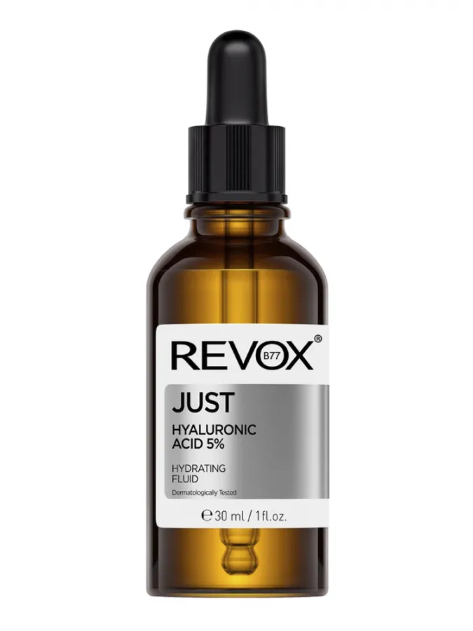 Revox B77 Just Hyaluronic Acid 5% Hydrating Fluid 30ml – Ενυδατικός Ορός Προσώπου για Ενυδάτωση, Λεία Όψη & Λεπτές Γραμμές Revox B77 Just Hyaluronic Acid 5% Hydrating Fluid 30ml – Ενυδατικός Ορός Προσώπου για Ενυδάτωση, Λεία Όψη & Λεπτές Γραμμές