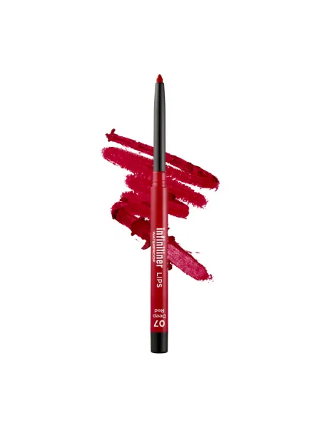 Mon Reve Infiniliner Gel Lip Pencil - Αδιάβροχο Μηχανικό Μολύβι Χειλιών 1.2gr – #07 Deep Red
