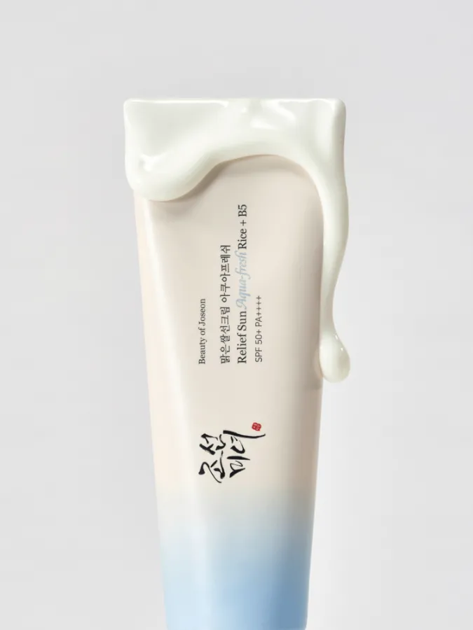 Beauty of Joseon Relief Sun Aqua-Fresh: Rice + B5 SPF50+ PA++++ 50ml – Ελαφρύ Αντηλιακό Προσώπου για Λιπαρές & Μικτές Επιδερμίδες